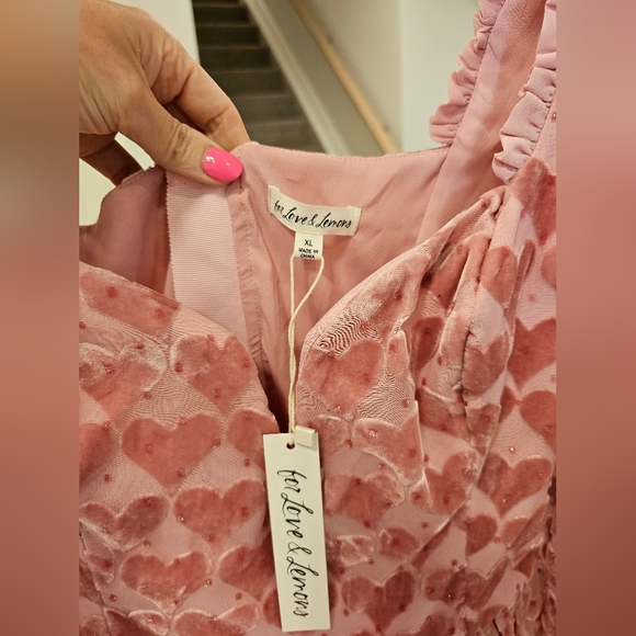 For Love & Lemons                     Theresa Mini Dress in Pink - Picture 8 of 8